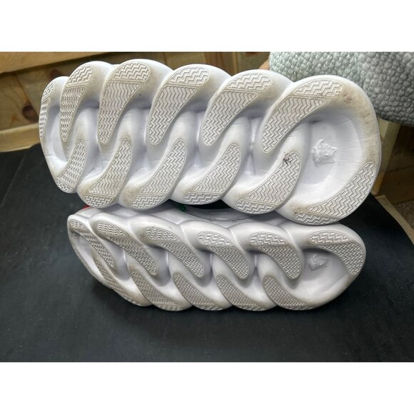 Versace Chain Reaction Sneakers EU37 US7 Multicolor Green Red Yellow - Picture 9 of 10